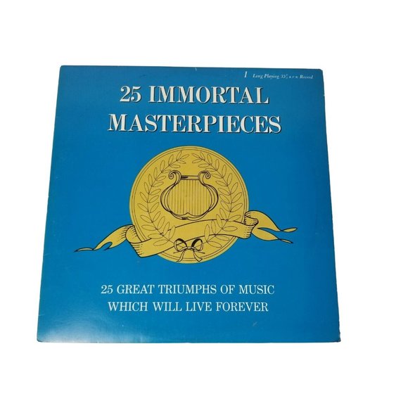 Various ‎– 25 Immortal Masterpieces (Vinyl LP) Clas. Comp Feat. Brahms etc. - Picture 1 of 6